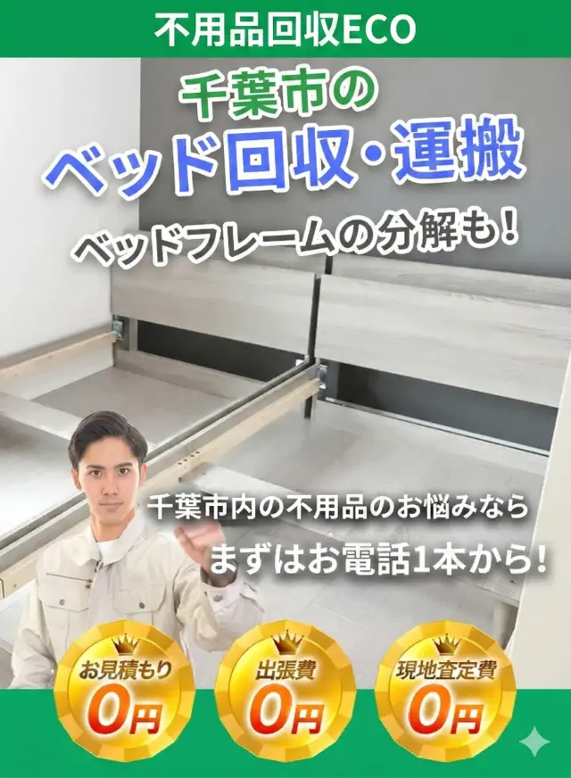 ベッド回収、運搬、フレーム分SPバナー